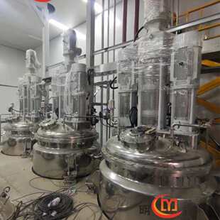 分散釜 304外盘管三轴分散釜 明垚供应不锈钢分散釜 高速分散缸