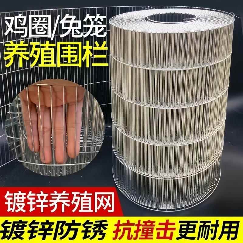 镀锌铁丝网围栏养殖圈鸡兔笼子鸟笼网片鸽舍围网钢丝网格栅防护