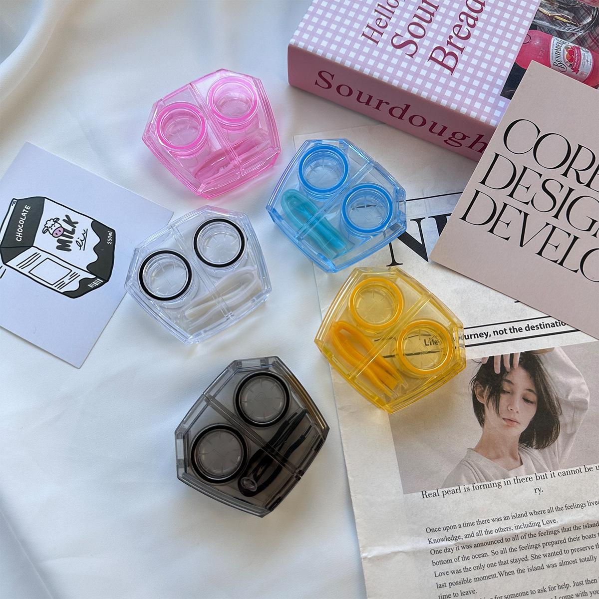 隐形眼镜伴侣高级剪刀翻盖眼镜袋