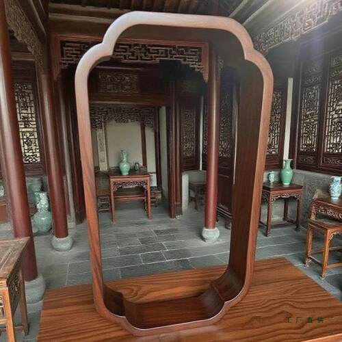 宋代小500窗装古风窗风中式实木海棠轩入户玄关花窗茶室庭院隔断