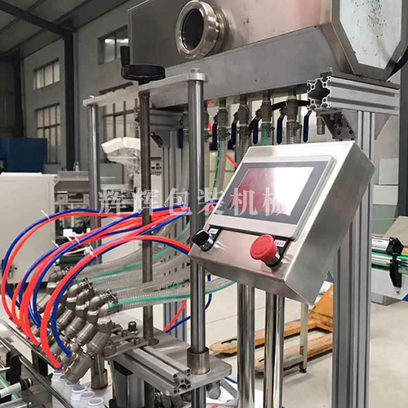 露塞全自动灌装机 化妆品膏体液装IZN体乳开液通用单头极速灌机