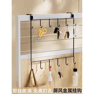 办公桌面屏风工位挂钩工作帽挂衣架办公室桌上卡槽背包文具耳机钩