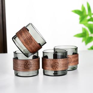 防烫耐热高硼硅玻璃品茗杯家用茶杯功夫茶具品茗杯喝茶杯