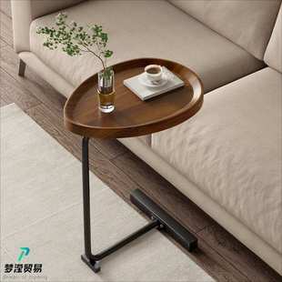 水滴小户型移动奢现代边客厅轻几沙发茶几迷你桌子卧室型床头简约