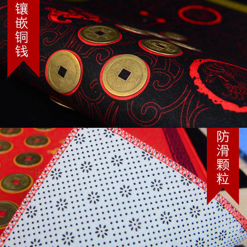 2025年易水阁家用进门五帝钱地垫绒面门垫浴室入户门玄关防滑门垫