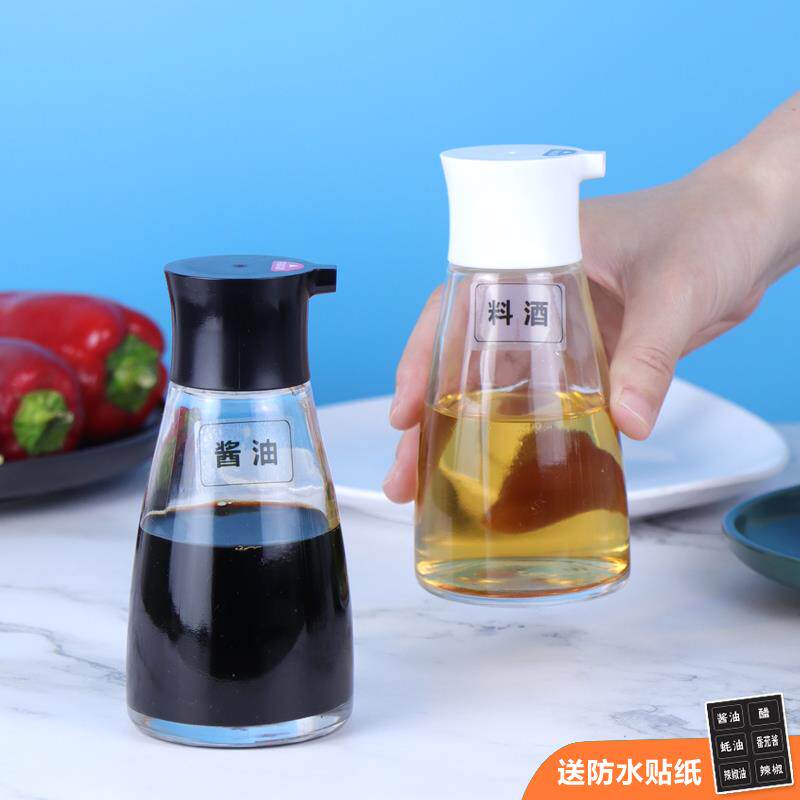 酱油醋瓶家用厨房防漏调料瓶亚克力塑料醋壶大号餐厅商用创意防摔