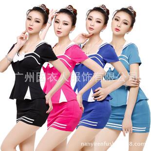 足疗工作服职业桑拿技师服女9907 性感制服套装 囡衣人夏季 短袖