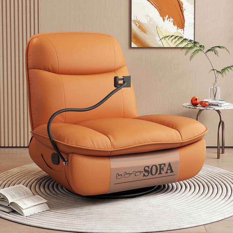 单人沙发多功能躺椅电动客厅懒人按摩美甲头等布艺太空美睫摇摇椅
