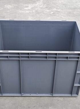 大塑料箱4640灰色物流箱周转箱600*400*400加高汽车配件塑料箱