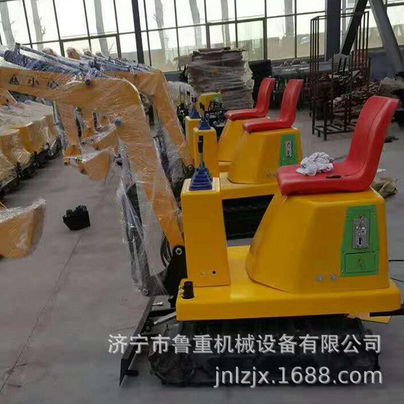 现货供应360度儿童娱乐挖掘机仿真型履带儿童挖机价格