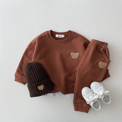 Fashion Toddler Baby Boys Girl Fall Clothes Sets Baby Girl C