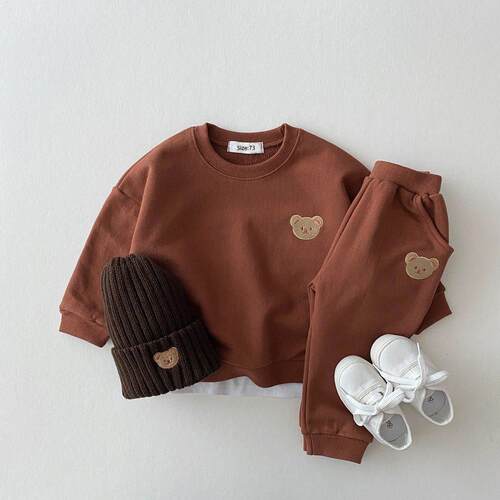 Fashion Toddler Baby Boys Girl Fall Clothes Sets Baby Girl C