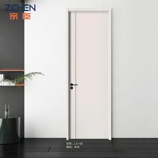 镭雕卧室门免漆碳晶室内门房门实木复合套装 门生态门纳米漆木门