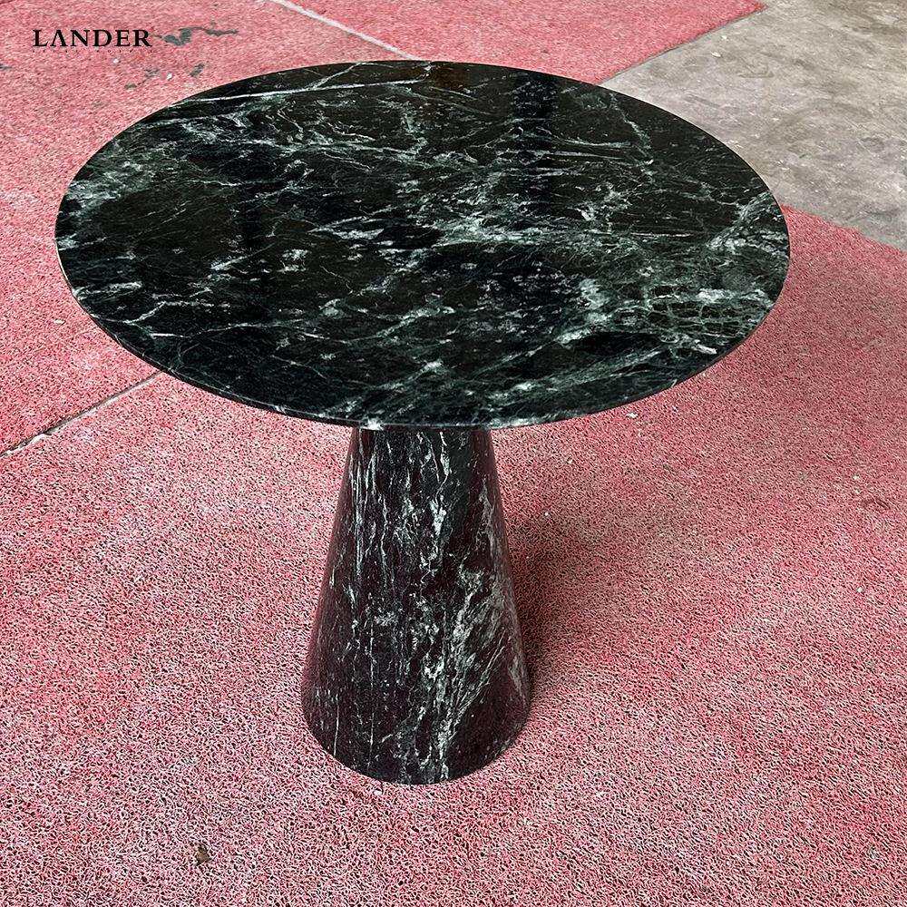 大花蘑菇大理石几沙发饰装软装搭配客绿厅卧室LAF-E030阳台小圆边