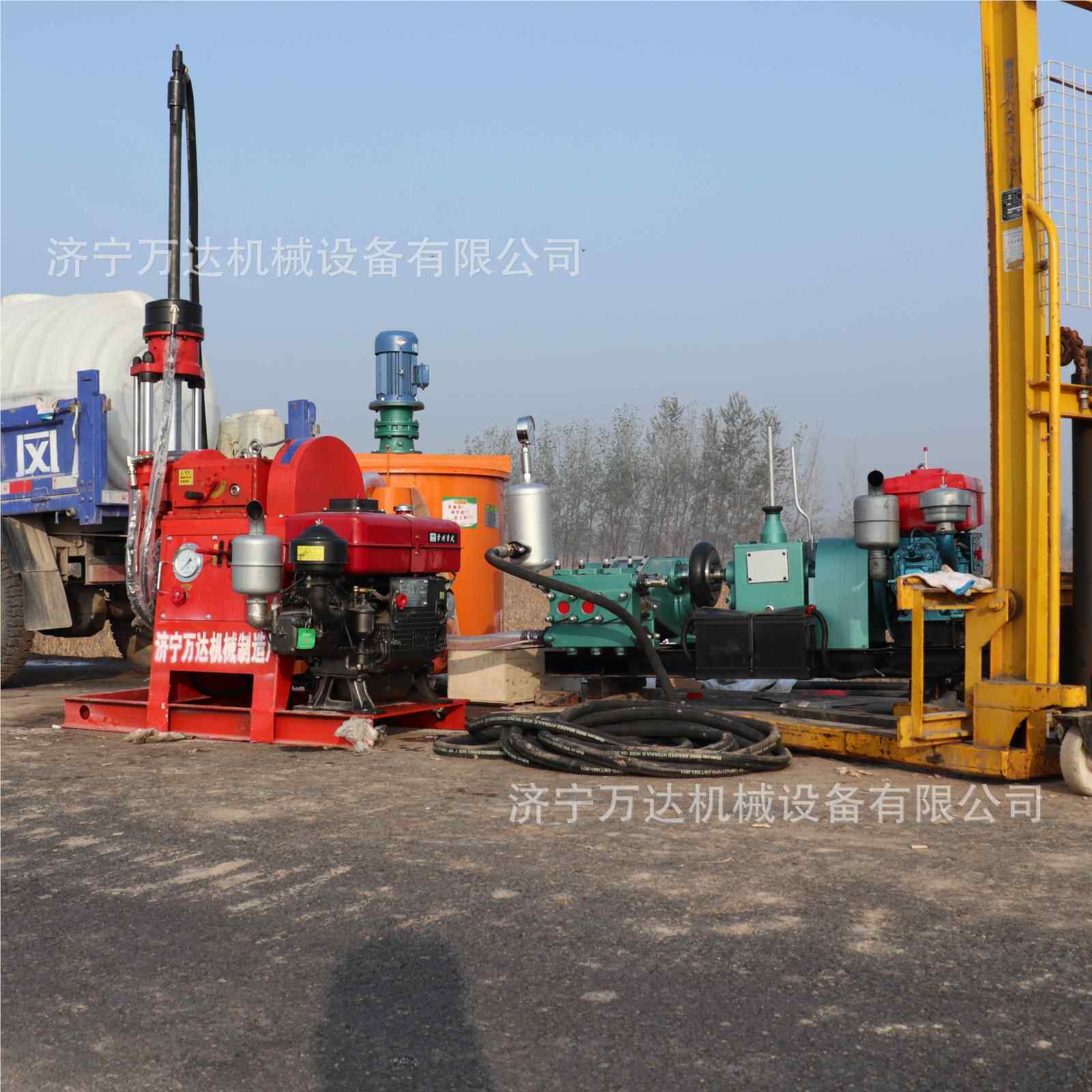 ZLJ油柴注柴浆加固钻机小型ZLJ250 Z矿用全液压深注浆钻孔机油坑