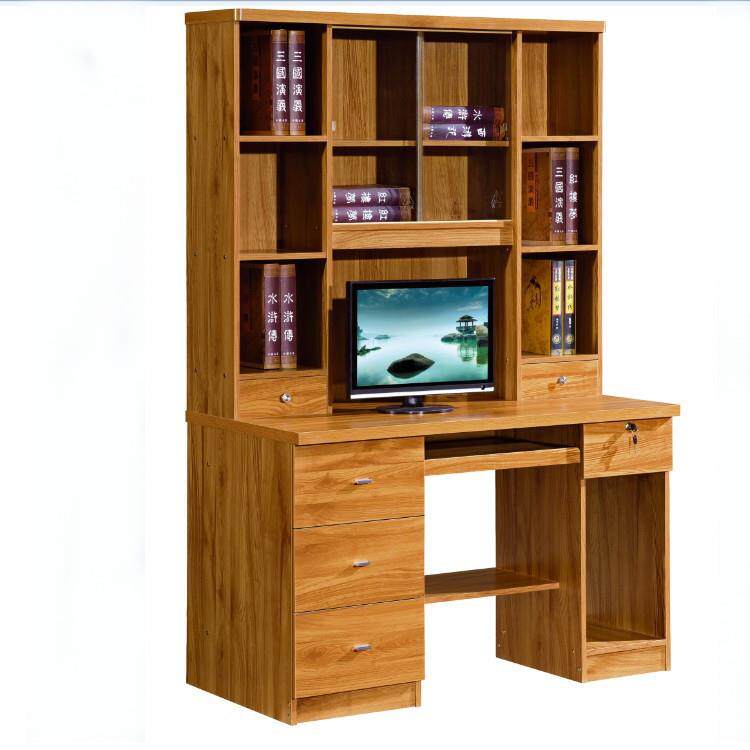 家用台式电脑桌办法公书台简易脑电桌学习桌桌书书架组611合书台