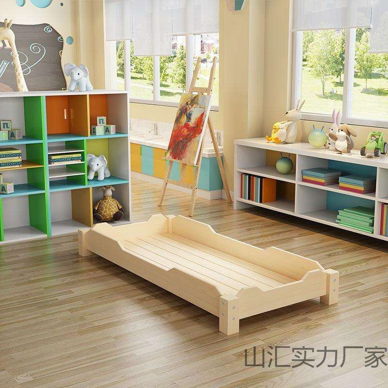 幼儿园小床午睡叠叠床午休床托管班幼儿园床小学生托管午休床小床