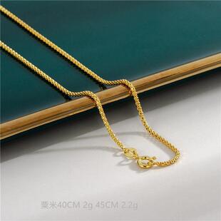 Chain Necklaces 18K 925 Plated Silver Gold Necklace Sterling