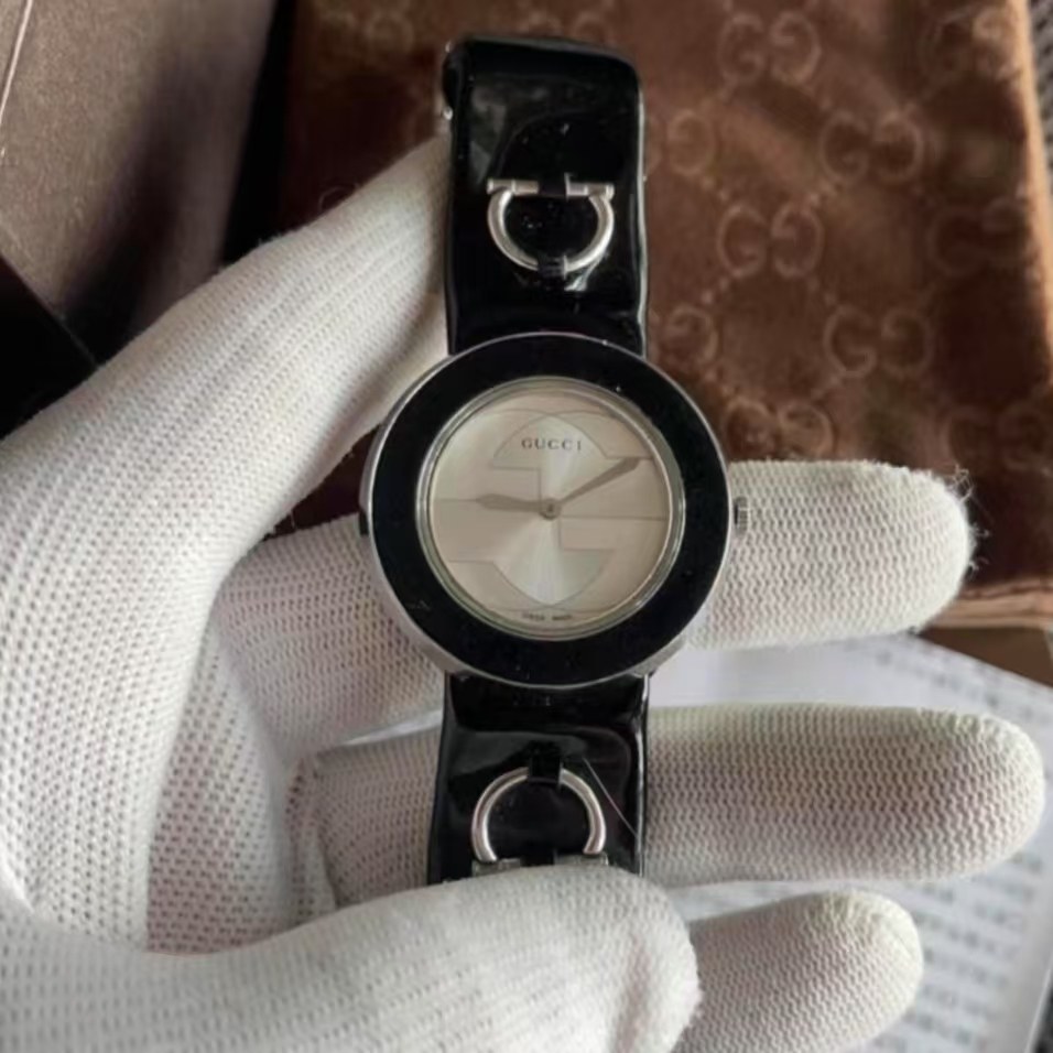 一口价[9.8新]Gucci古驰手表YA129403精钢石英中性腕表,手表,二奢手表,淘宝优惠券,粉丝福利购,淘宝优惠卷