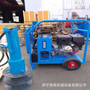 手持便携式防汛打桩机 柴油气动液压植桩机 河堤抗洪抢险打桩机