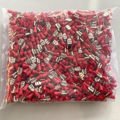 FDD1.25-250冷压接线端子1000祇 6.3插簧线耳母预绝缘端头MPD