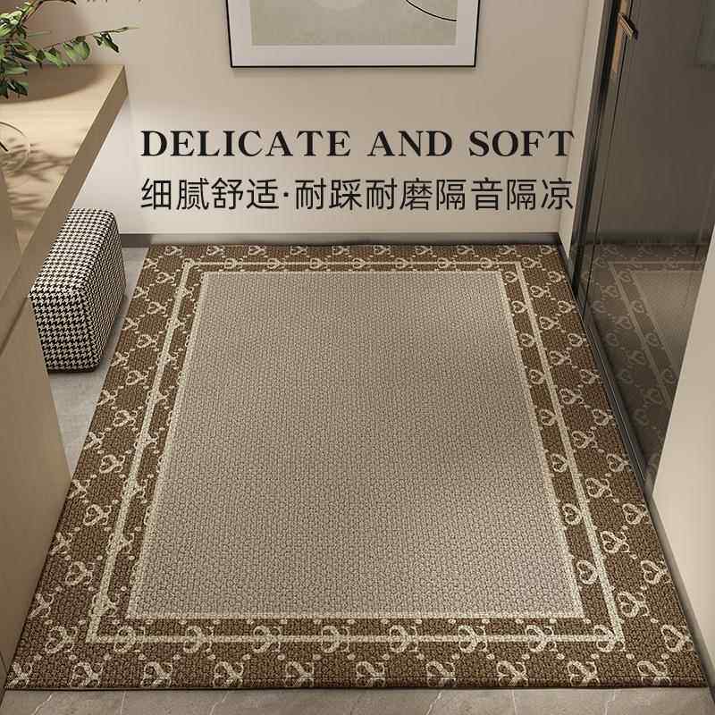 入用户门地家轻F77T8TSM门口防滑垫脚垫子奢除尘耐脏进门玄关地毯