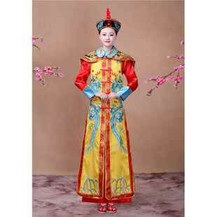 高档朝皇服装古装满族女皇清太后贵格格服朝妃服女王慈禧演出写真
