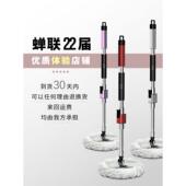 家用免手洗地拖自动脱水拖把桶拖把替换头旋转拖把杆单卖通用配件