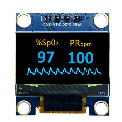 0.96寸OLED液晶屏显示模块12864 IIC白色 GND开头