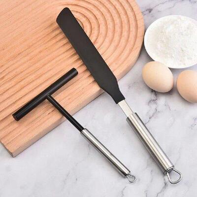 1PC Stainless Steel French Crepe Spreader Pancake Like
