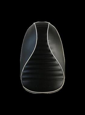 标致姜戈QP150T-C原厂 前后车座垫鞍座覆古棕拼色黑色降低鞍座改