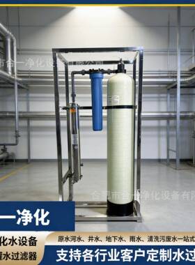 优惠供应水处理过滤井水河水含泥沙水过滤器 一体化净化水设备