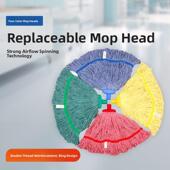 嘉力来分色拖把头棉线拖把更换头医院拖把头湿拖把