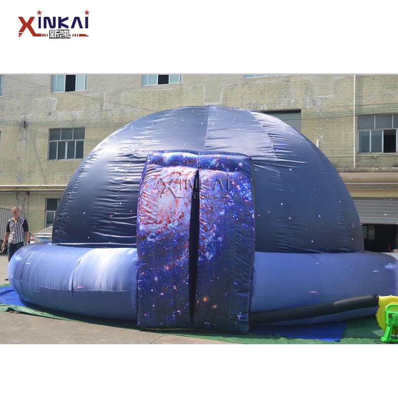 广州新凯充气圆顶投影帐篷天文馆帐球幕影院球幕影院设备充气式