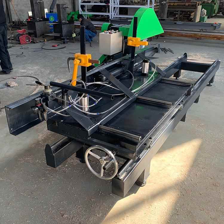 精密轨道自OHE动圆木推台木工机械原木锯开料机大板型改木开板多