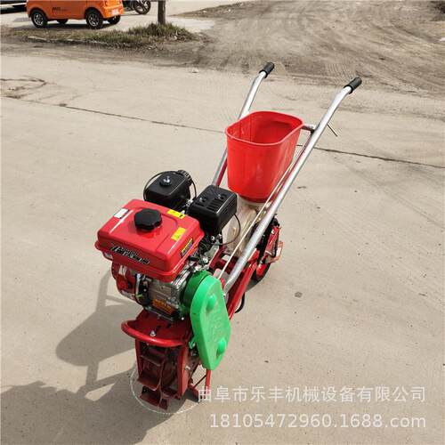 免耕地汽油170型号播种机两行玉米播种机农用小型追肥机