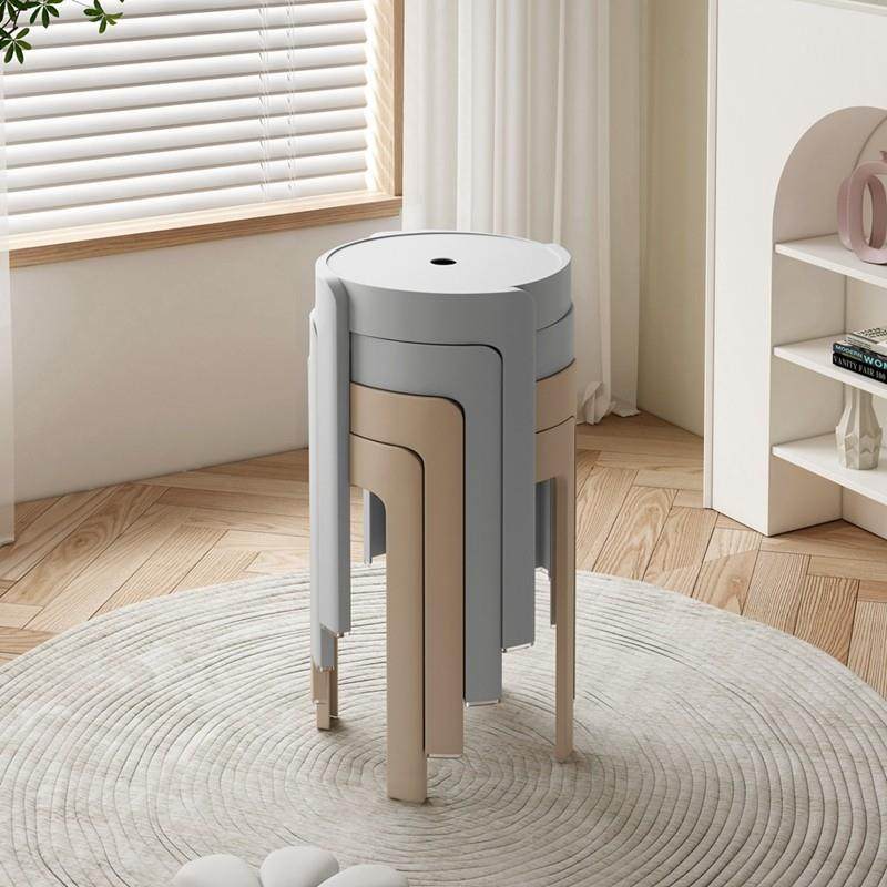 塑料凳子家用加厚圆凳现代简约创意客厅餐桌塑胶高椅子可叠放摞叠,住宅家具,其它凳子,淘宝优惠券,粉丝福利购,淘宝优惠卷