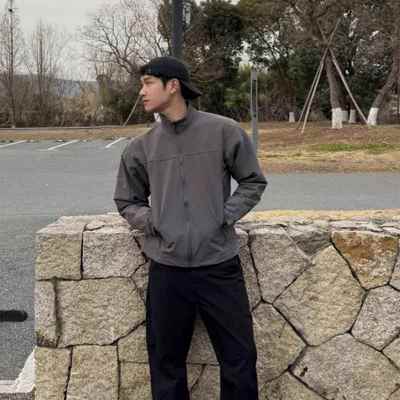 AUTICUP美式军鸟leaf显壮健身宽松三防软壳夹克冲锋衣立领鸟家男