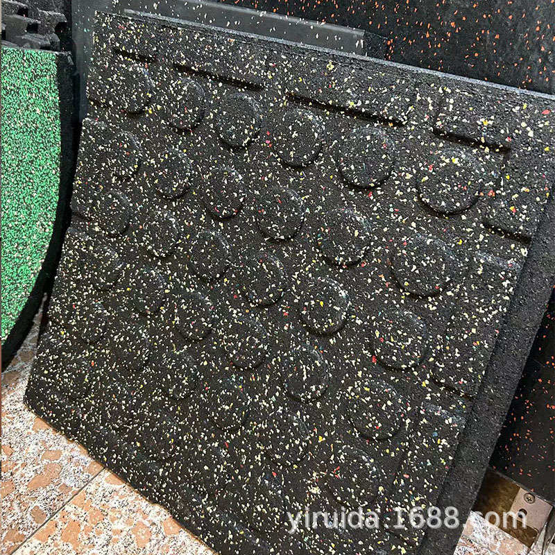 减震垫地胶垫健身房地垫杠铃垫子功能性塑胶隔音减震橡胶运动地板