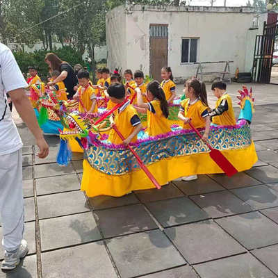 端午节幼儿园儿童舞旱地赛划龙舟船桨演出服装趣味运动会比赛道具