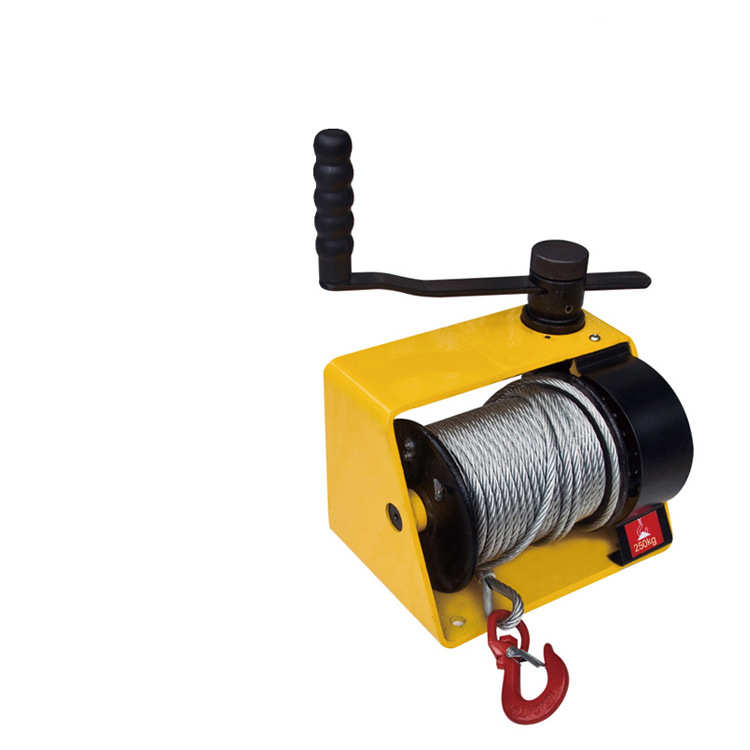 厂家直供hwv vs250涡轮蜗杆重型自锁手摇绞车卷扬机