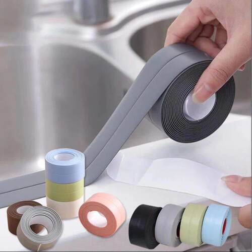 1pc Bathroom Waterproof Wall Stickers Sealing Tapes PVC Adhe