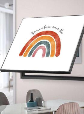 北欧小清晰ins新款电表箱遮挡装饰画 画现代简约网路线 线盒装饰