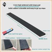 3cm 固体橡胶斜坡垫1cm 2.5cm 2cm 3.5塑料台阶门槛垫 1.5cm