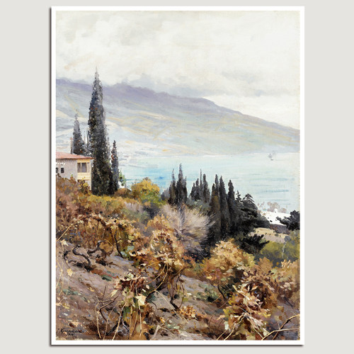 俄罗斯画家要约瑟夫《风景》衍生衍生品 风景画我是挂画版画