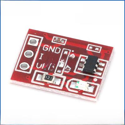 Ttp223触摸传感器触摸按钮模块自锁点动电容开关单通道修改