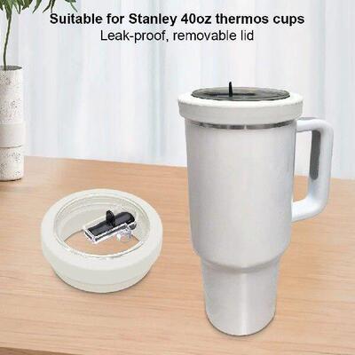 Reusable Tumbler Cover with Straw Dustproof Tumbler Lids