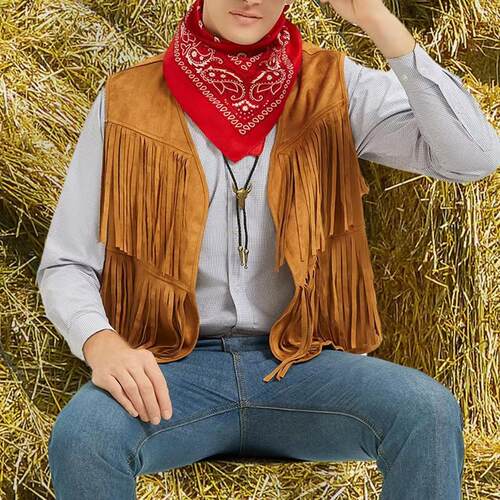 Sleeveless cardigan vest tassel vest top