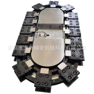 深圳非标高精度T型v型链条式输送循环线导轨源头厂家可来图生产