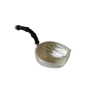全手工 竹鞭柄银茶滤泡茶器茶叶滤茶器过滤网茶具 银编茶具